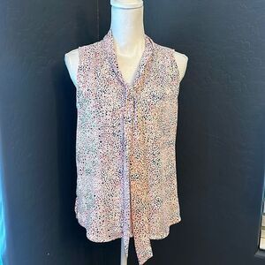 JNY‎ jones New York NWT pink, white, blue top